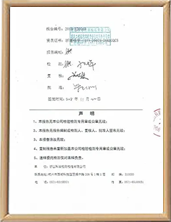 CMA空氣檢測檢測報告樣本